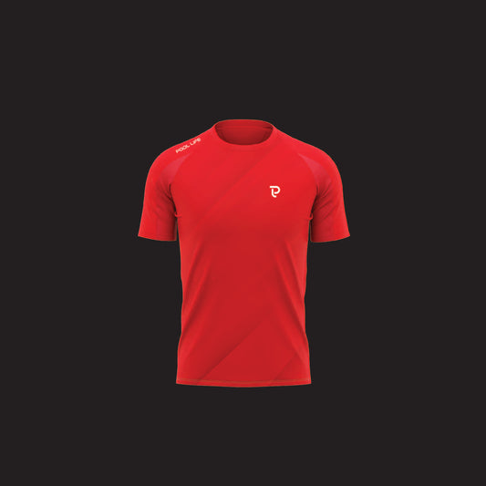 Short Sleeve Training Top Red